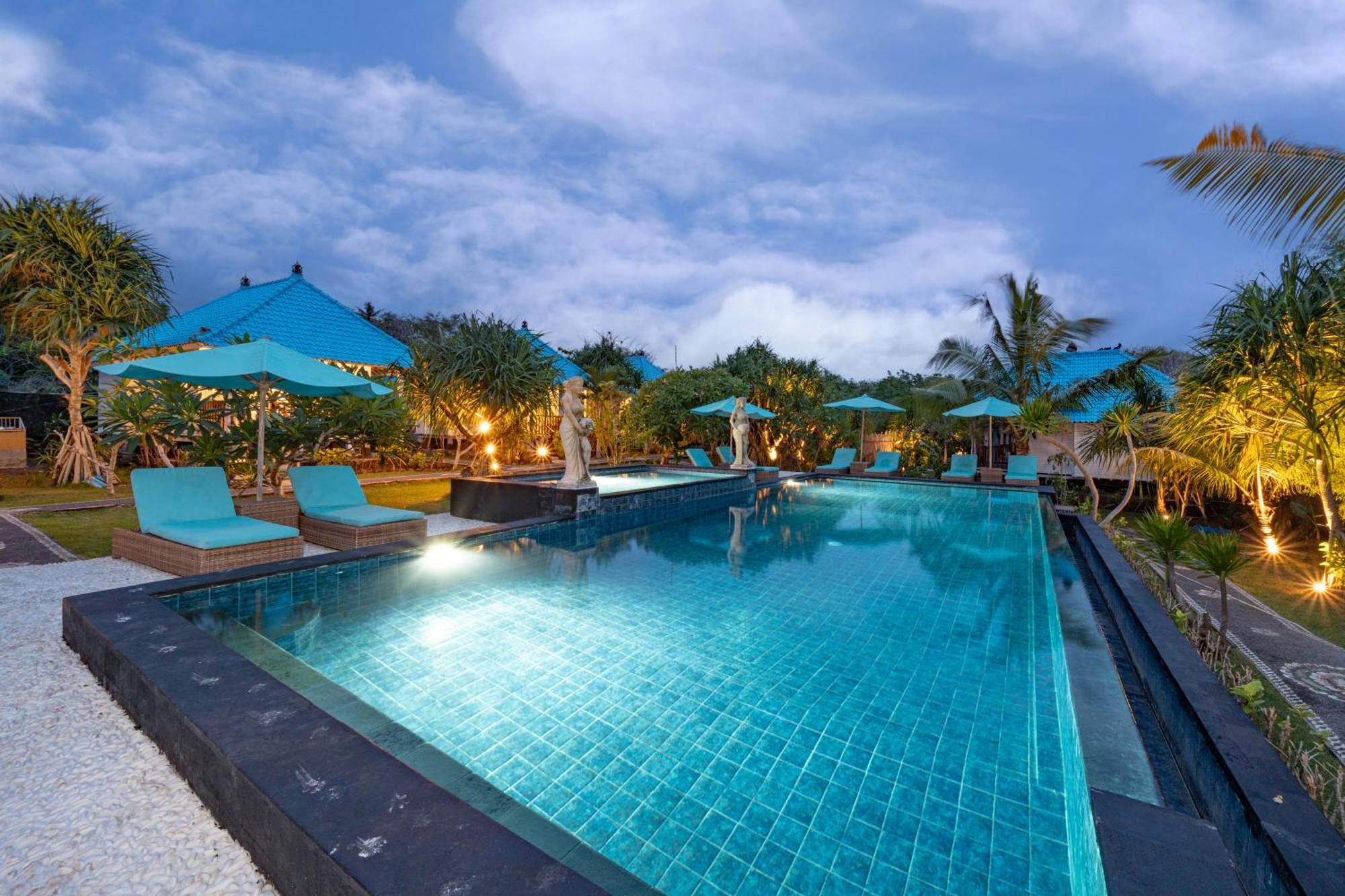 The Cubang Hut'S Lembongan Hotell Exteriör bild