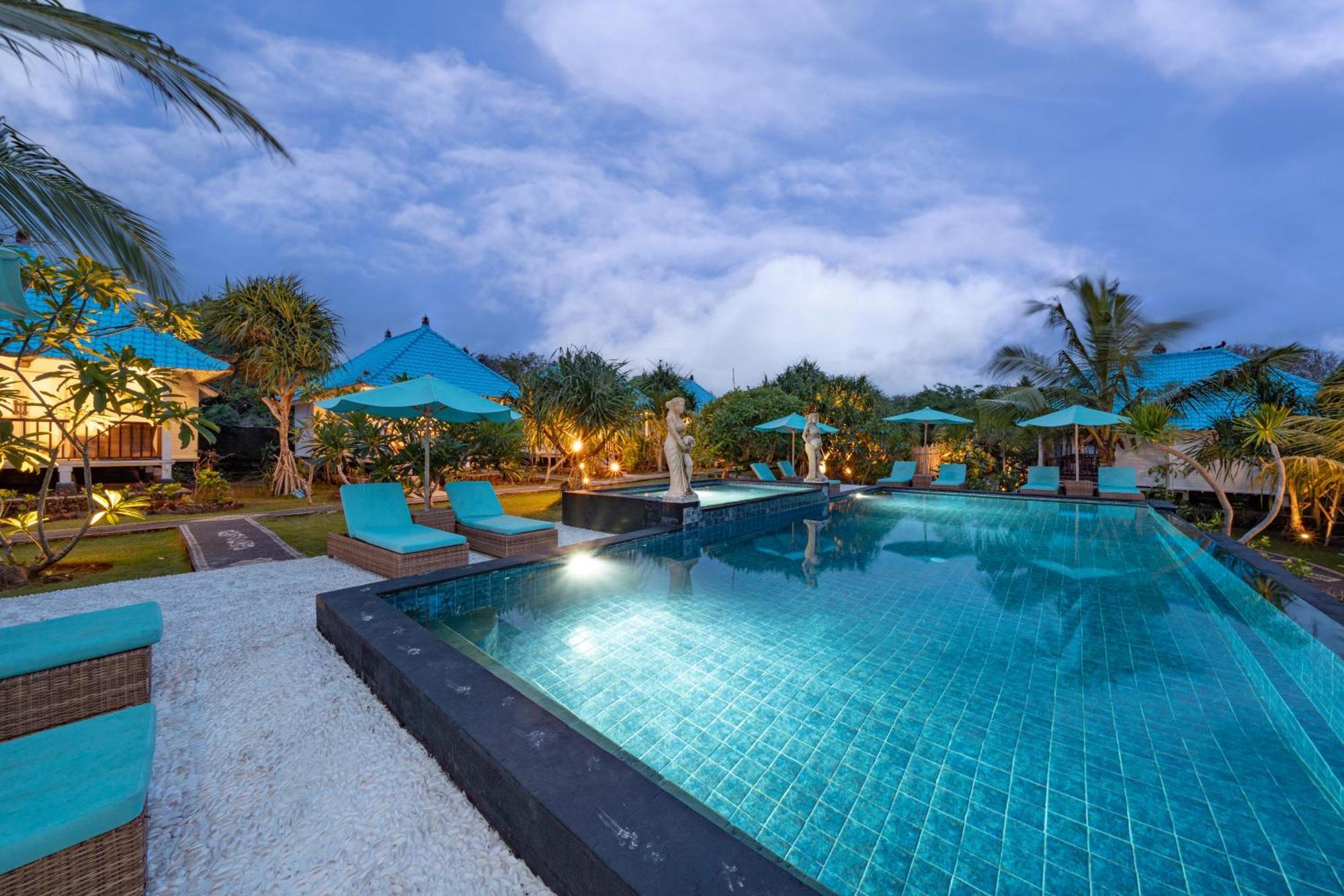 The Cubang Hut'S Lembongan Hotell Exteriör bild