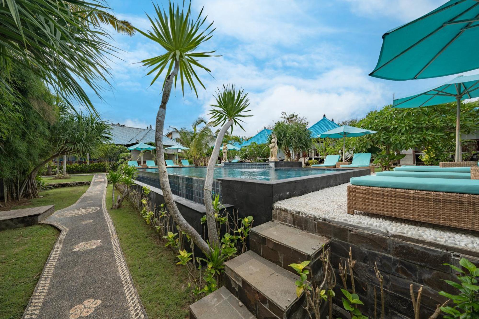The Cubang Hut'S Lembongan Hotell Exteriör bild