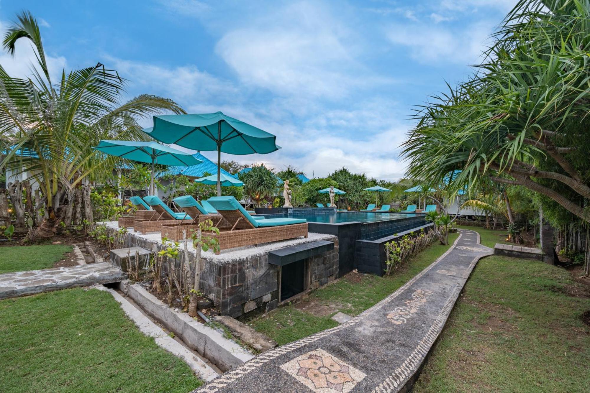 The Cubang Hut'S Lembongan Hotell Exteriör bild