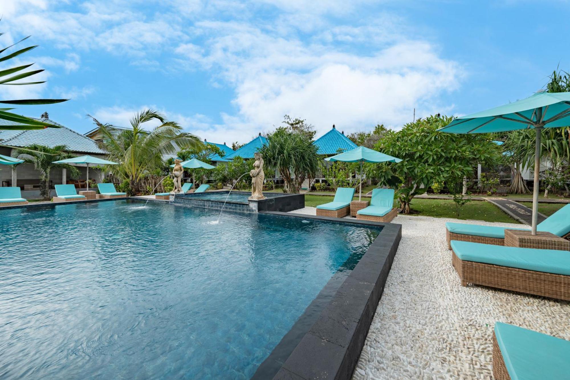 The Cubang Hut'S Lembongan Hotell Exteriör bild