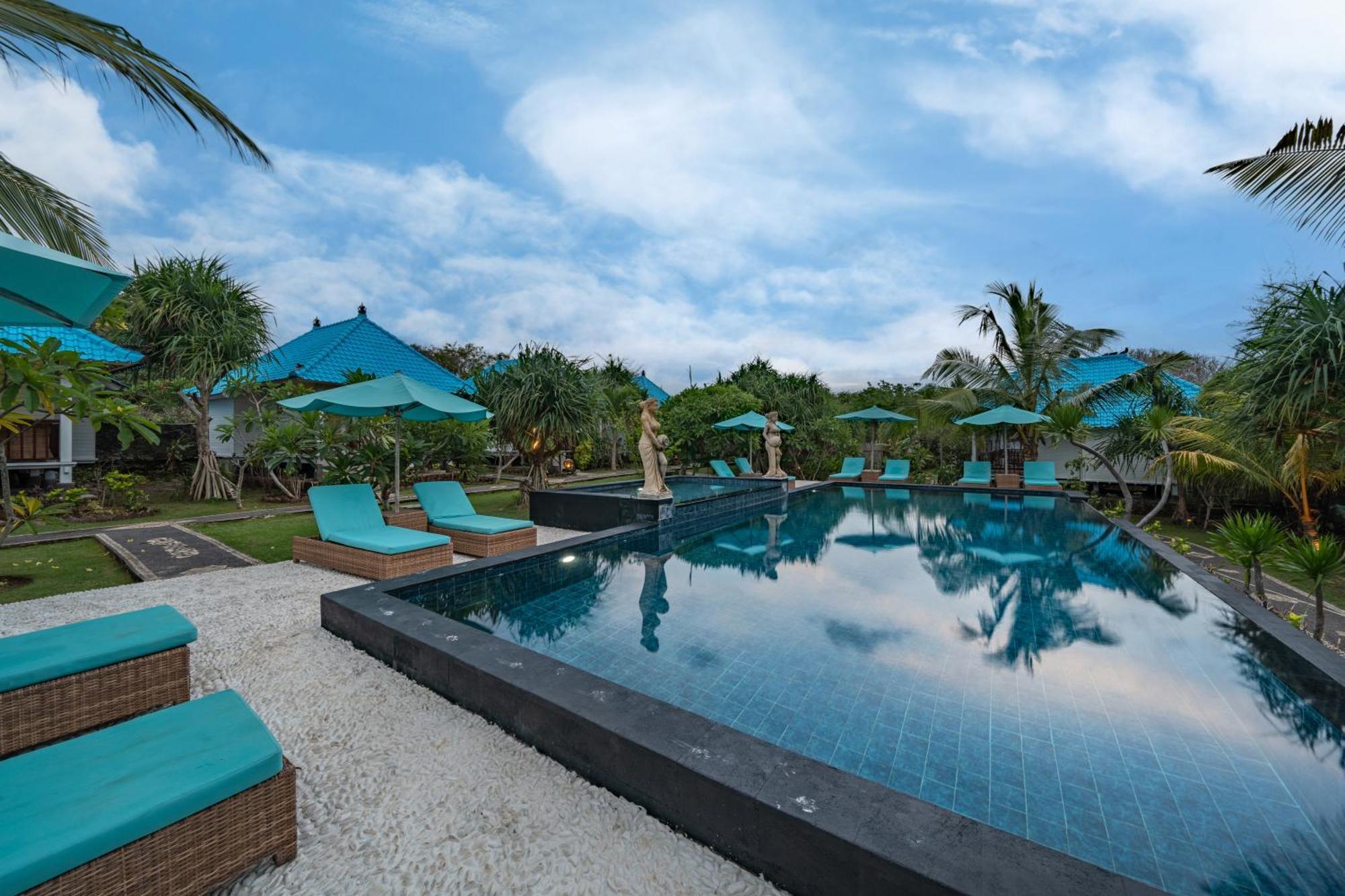 The Cubang Hut'S Lembongan Hotell Exteriör bild